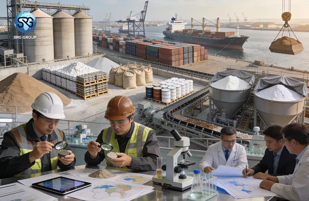 Export-ready Mineral Powders At A Major Global Logistics Network.