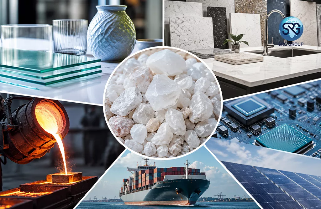 Quartz Supplied For Foundries, Glass, And Electronics Industries