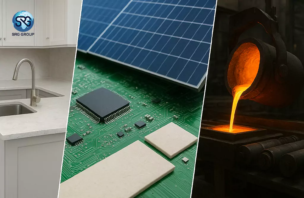Quartz Uses in Kitchens Electronics and Industries
